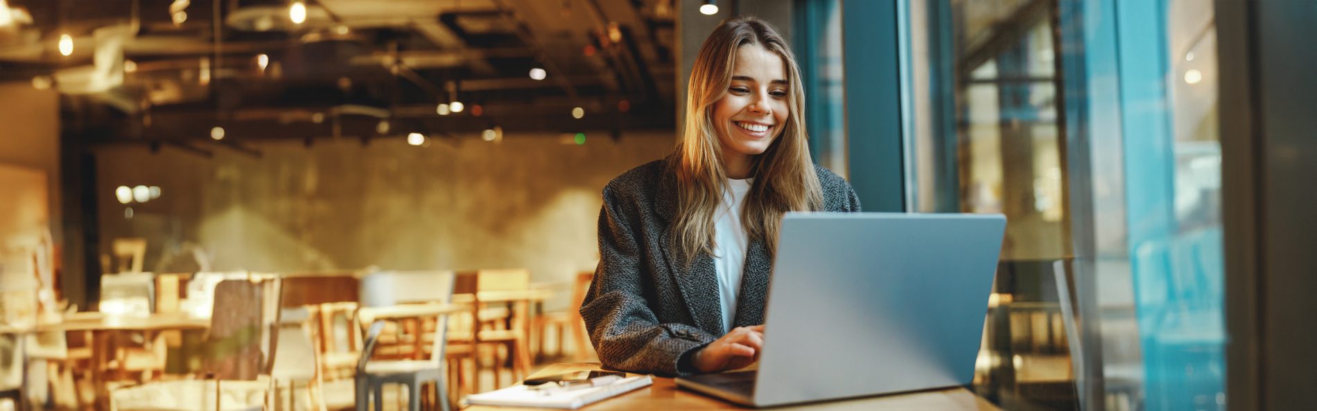 female on laptop (Webinar Week)